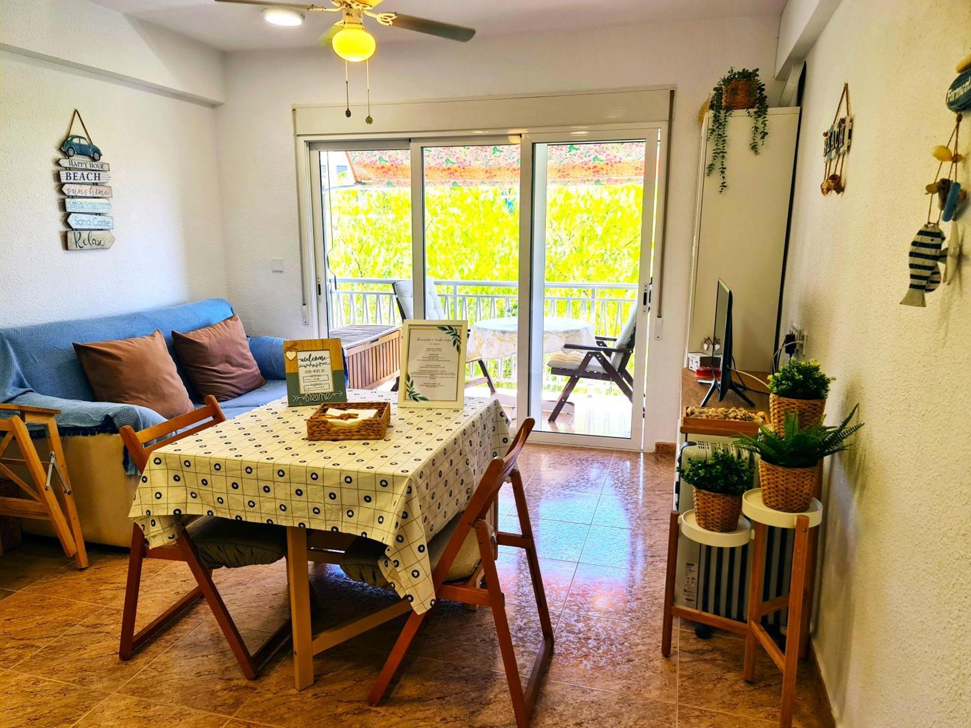 Bonito Apartamento Con Vistas Al Mar Playa Pobla de Farnals Eksteriør billede